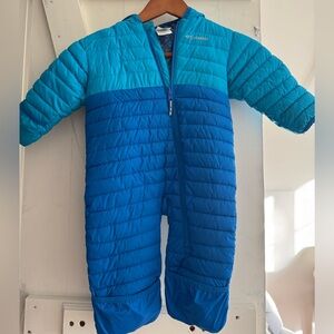 12-18 months baby Columbia Kids Blue One Piece Snowsuit